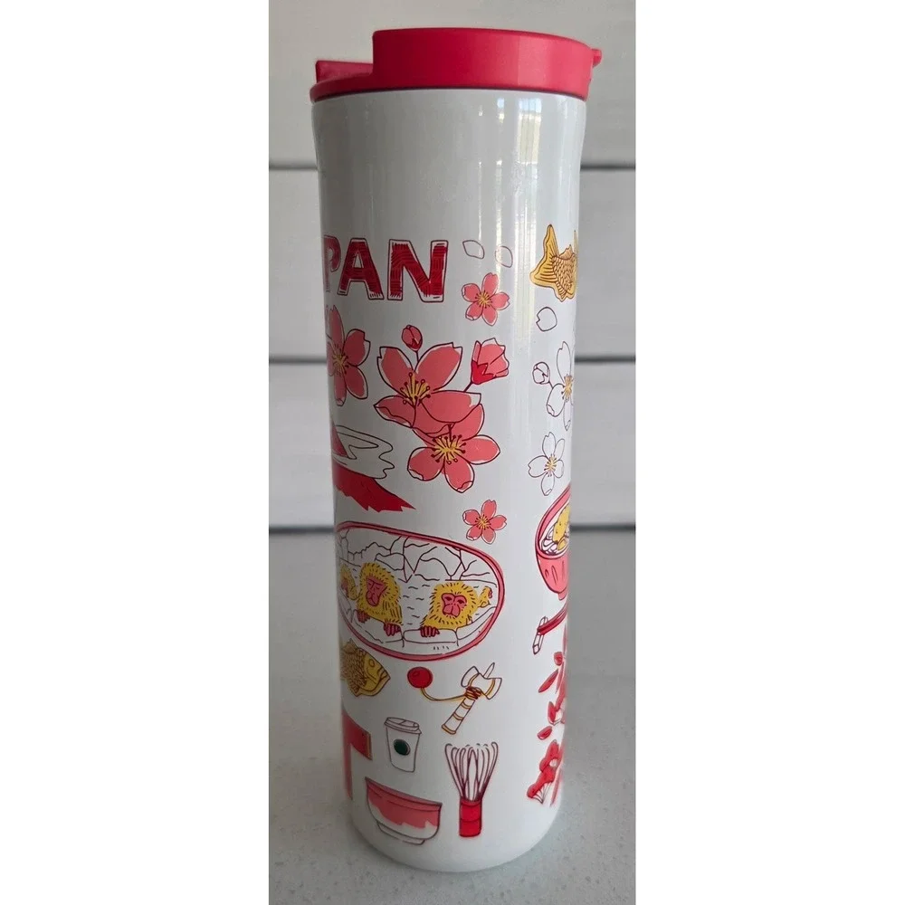 Japan Starbucks Stainless Tumbler Bottle 16oz Been There Series NEW